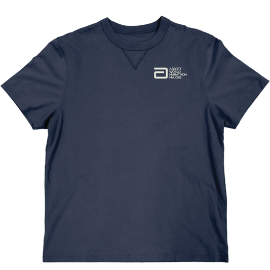AWMM 20th Year Short Sleeve Sanded Cotton Tee - Navy