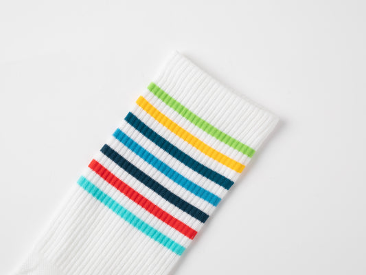 Majors Performance Midweight Crew Sock - White