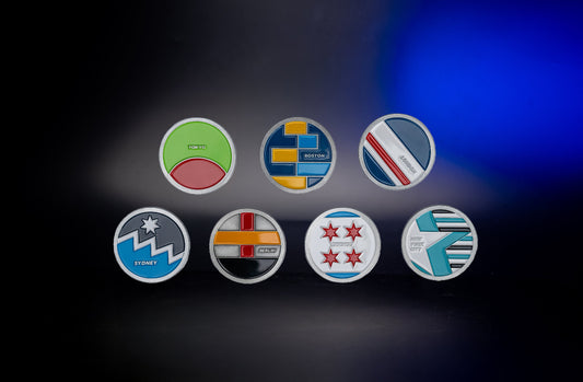Seven Collectible Coin Bundle (Coins/Stand Included)