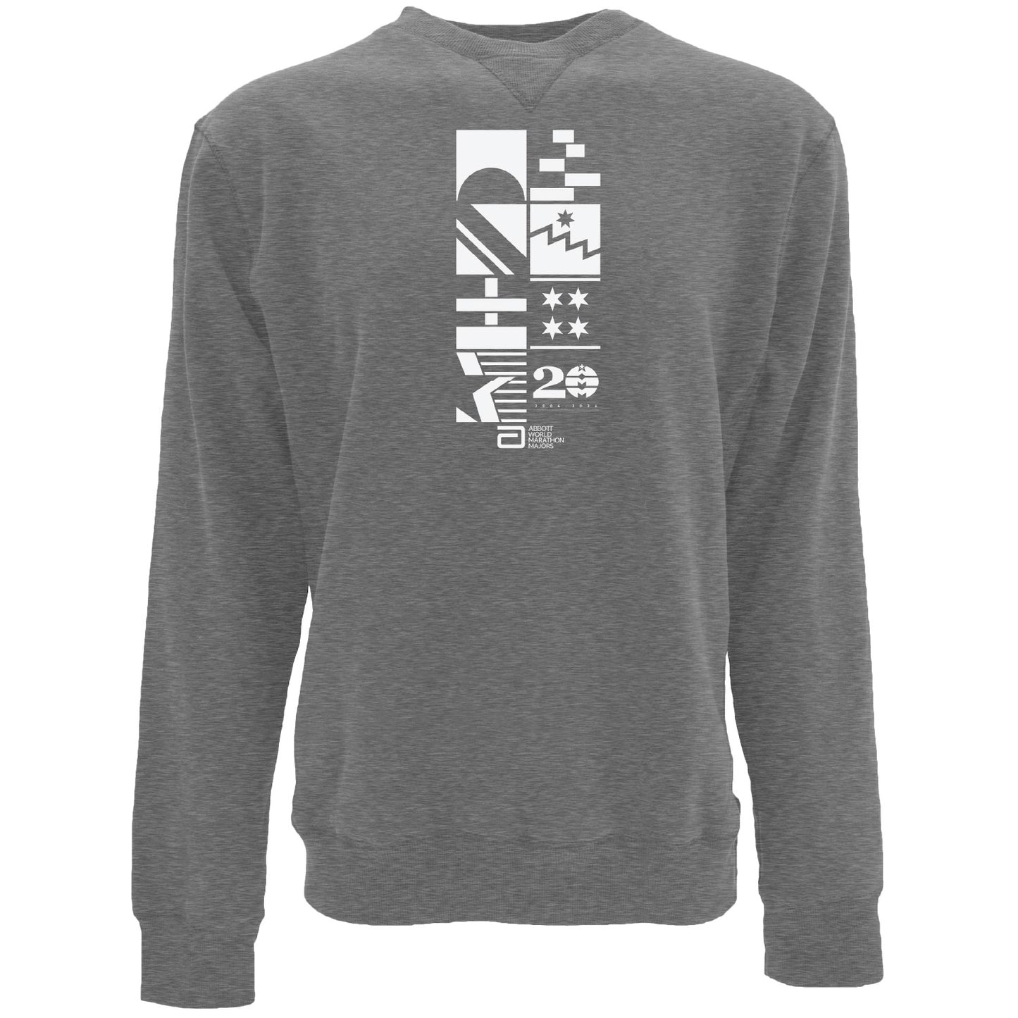 AWMM 20th Year Sanded Crew Fleece - Gray