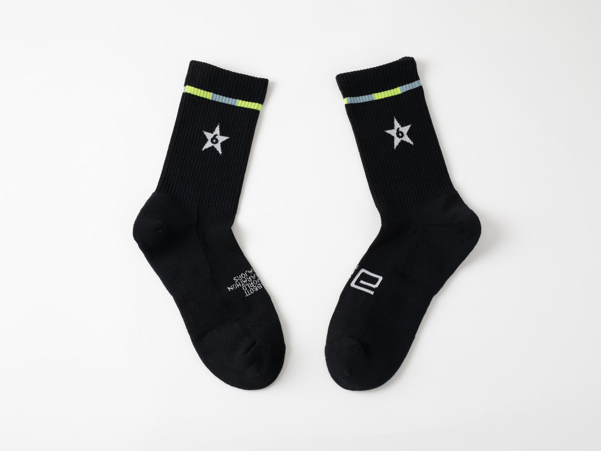 Six Star Finisher Midweight Crew Sock - Black