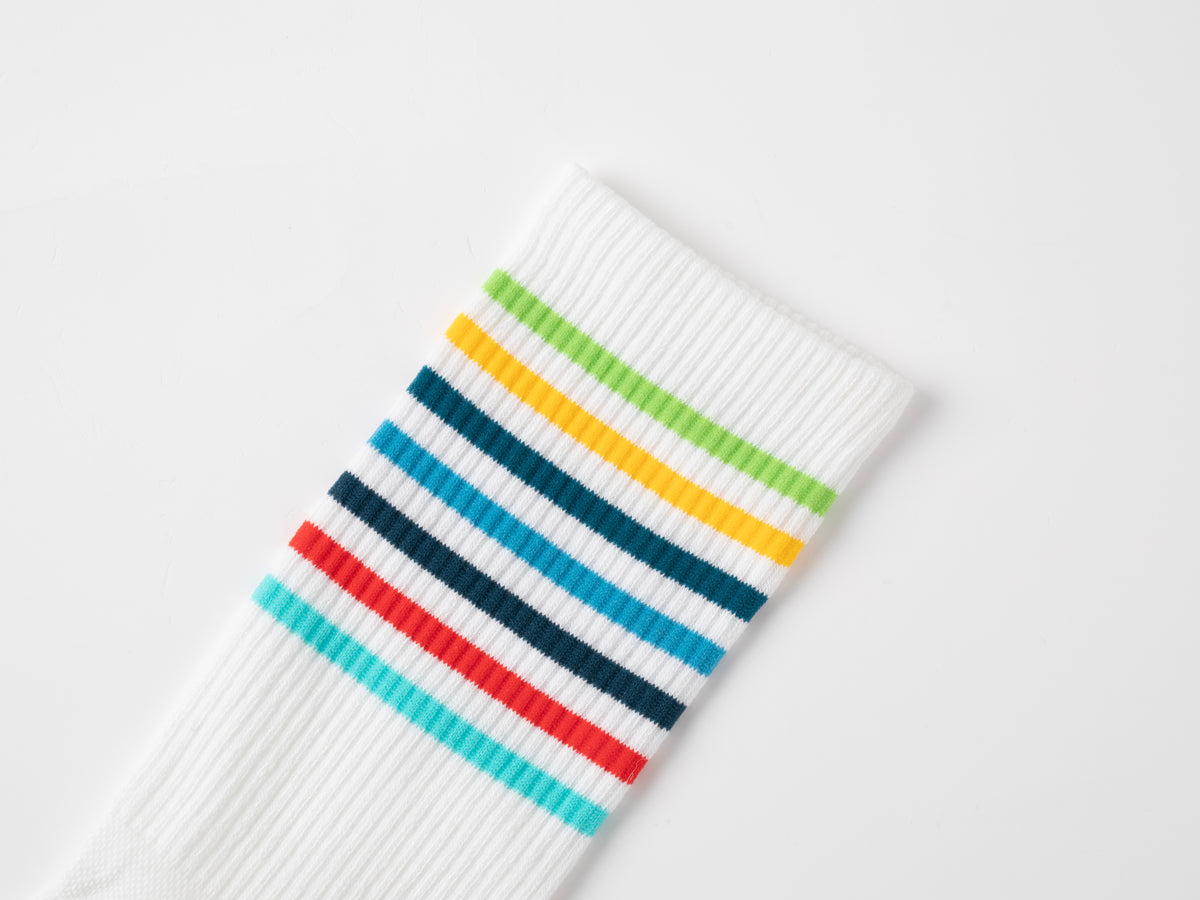 Majors Performance Midweight Crew Sock - White