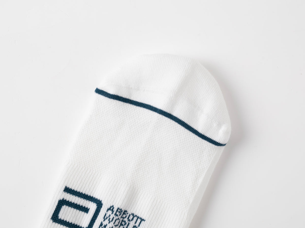 Majors Performance Midweight Crew Sock - White