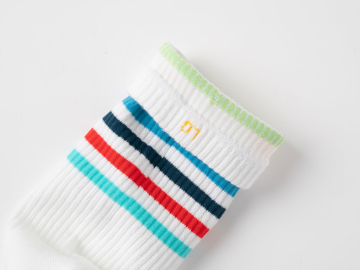Majors Performance Midweight Crew Sock - White