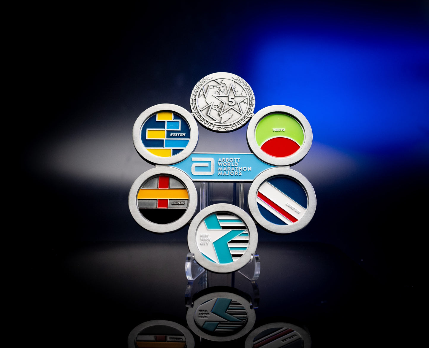 Five Collectible Coin Display (Coins Sold Separately)