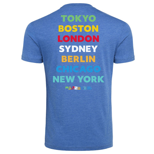 Seven City Short Sleeve Tri-Blend T-Shirt (Unisex)